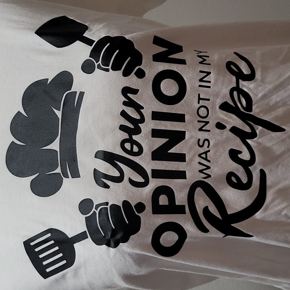 NEW WHITE BLACK COTTON TEE SHORT SLEEVE SHIRT HUMOROUS GRAPHIC WOMENS LARGE